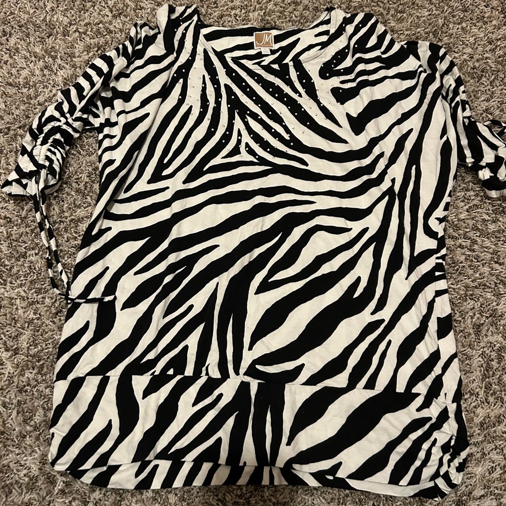 Long sleeve JM collection shirt size xl